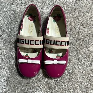 Girls authentic Gucci shoes